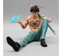 Skynomad Anime Trafalgar Law One Piece Figurine - Heart Pirate Captain & Surgeon of Death Collectible PVC Statue Gift for One Piece Anime & Manga Fans (Trafalgar Law Bear Monster 10cm)