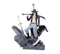 Skynomad Dracule Mihawk One Piece Figurine - 17cm Battle Action Desktop Collectible Ornaments Gift from One Piece (Dracule Mihawk 17cm)