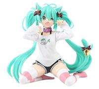 Skynomad Hatsune Miku Character Figurine - Sexy Anime Character PVC Collectible Model Gift Car Decoration Desktop Birthday Present for Hatsune Anime Fans (Miku Kwaii Style 12cm)