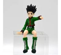 Skynomad HxH Anime Figurines - Gon Freecss Killua Zoldyck Kurapika Leorio Japanese Collectible Figures Collection Desktop Decoration Gift for Hunter x Hunter Anime Fans (Gon Freecss 13cm)