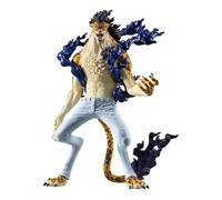 Skynomad Nika Luffy vs Lucci Battle Figurine - Gear 5 Monkey D. Luffy vs Rob Lucci Egghead PVC Model Gift Car Decoration, Desktop, Collection, Birthday Present for One Piece Anime Fans (Rob Lucci A)