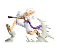 Skynomad Nika Luffy vs Lucci Battle Figurine - Gear 5 Monkey D. Luffy vs Rob Lucci Egghead PVC Model Gift Car Decoration, Desktop, Collection, Birthday Present for One Piece Anime Fans (Nika Luffy)