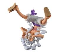 Skynomad Nika Luffy vs Lucci Battle Figurine - Gear 5 Monkey D. Luffy vs Rob Lucci Egghead PVC Model Gift Car Decoration, Desktop, Collection, Birthday Present for One Piece Anime Fans (Nika Luffy A)