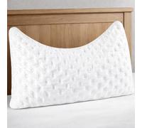 SKYNY Cooling Memory Foam Pillow for Sleeping, Adjustable Shredded Memory Foam Filling for Custom Loft, Designed for Side Sleepers with Neck & Shoulder Support, Breathable Washable Cover
