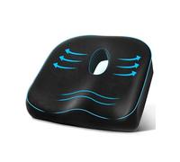 SKYNY Memory Foam Donut Seat Cushion for Long Sitting,Large Seat Ring Cushion for Office Chair, Car & Home, Donut Pillow with Comfort Centre Hole for Coccyx, Tailbone & Hemorrhoids