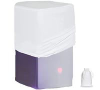 Skyour White 10"/12"/15" PA DJ Speaker Cover Scrim Stretchy Speaker Cover for Wedding Church Club (RSC128W)