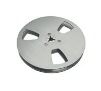 SkyPOOU 1/4 5 Inch Empty Tape Reel Aluminum Alloy 3 Hole Nab Flange Wind Resistant Opening for to Recorder Portable Accessory