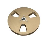 SkyPOOU 1/4 5 Inch Empty Tape Reel Aluminum Alloy 3 Hole Nab Flange Wind Resistant Opening for to Recorder Portable Accessory