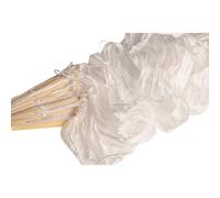 SkyPOOU 1.8m Long Bamboos Silk Fans Veil Hand Made Fan LED Belly Dance Fan Women Belly Wing For/Outdoor Performances Accessory