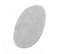 SkyPOOU 1 Pair Oval Shape Sew On Fabric Patches PU Leather Patches Elbow Knee Patches Clothing Accessories