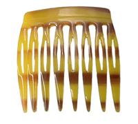 SkyPOOU 1piece French Hair Side Combs Acetate Hair Accesories Strong Hold Small Vintage Styles Clip Hairpieces for Women.Amber