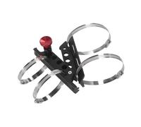 SkyPOOU Aluminum Extinguishers Mount Resistant Bracket for ATVs UTV Motorcycle Pipe Outdoor Environments Extinguishers Wall Mount Bracket