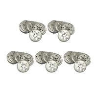 SkyPOOU Car Engine Metal Clamp Heat Shield Metal Spring Washer Moulding Fixing Retainer Clip Nut 30mm for Undertray Exhaust Heat Shield Fasteners