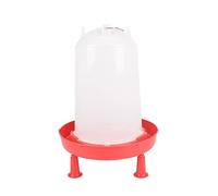 SkyPOOU Chick Waterer For Chick HenQuail Hanging Poultry Fountain Large Capacity Water Bowl For Outdoor Farm Coops Chicken With Leg