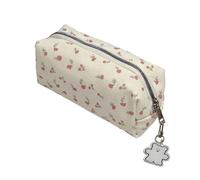 SkyPOOU Contemporary Decorated Pencil Bag Abrasion Resistant Substance Crack Up Slide Top Student Organization Essential Permanent Pencil Case