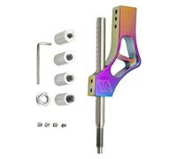 SkyPOOU Ergonomic High Strength Aluminum Gear Shifter Extender Comfortable Grip Smooth Shifting for Various Vehicles Transmission Lever Extender