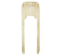 SkyPOOU for for Head Chain Silver Gold for Long Headpiece Jewelry For Women Hair Chain Headb.Gold