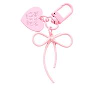 SkyPOOU Heart Bowknot Keychain Bag Charm Lovely Pendant Fashion Accessories For Handbag Backpack Decors Gifts Bag Pendant