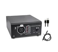 SkyPOOU Metal 48V Power Supply with Noise-Reduction Charging Cable for Equipment/Microphones Microphones Power Adapter