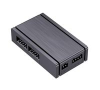 SkyPOOU MultiInterfaces USB 2.0 Hub With Stable Power Delivery And Space Saving Mounting Systems Power Port USB Splitter
