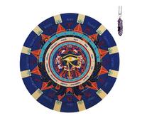 SkyPOOU Mystical Pendulums Game Mat Dowsing Pendulums Solid Rubber Surfaces For Astrologies Lover Diviners Energy Work Tool Pendulum Mat