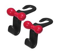 SkyPOOU Pack of 2 Bowknot Back Hook Heavy Duty 20kg Simple Clip on for Rear Storage and Hanging Accessories Organizers Hook