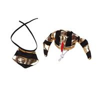 SkyPOOU Playful King Attire Soft Fabric Easy Perfect Birthday Celebrations Pet Necktie Theme Outfit