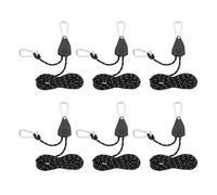SkyPOOU Reflective Tie Downs Rope Hangers Tent Guide For Outdoor Adjusted Tent Tie Downs Hangers Camping Pulley Camping Rope With Ratchet Pulley