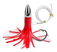 SkyPOOU Squid Skirt Trolling Lures Metal Head Octopuses Baits Seawater Fishing Drag Fishing Octopuses Lures