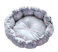 SkyPOOU Sweet Bed Warm Pet Mat Cute Kitten Lounger Cushions House Tent Very Soft Small Dog Mat Bag Washable Cats Beds Outside Indoor