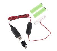 SkyPOOU Type C USB to 4.5V LR6/AM3/AA Battery for LED Light Radio Electronic Toy Kids Keyboard Piano