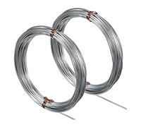 SKYPRO 1.2mm 16FT and 2.5mm 3FT 304 Stainless Steel Wire for DIY Arts, Crafts, Bailing, Jewelry Making, Twine Bonsai Training & Garden