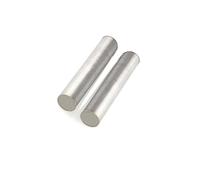 SKYPRO 2Pcs 304 Stainless Steel Round Rod, 15mm Diameter Length 125mm Metal Solid Shaft Rods for Industry, Metal Working Hobbies and DIY Craft
