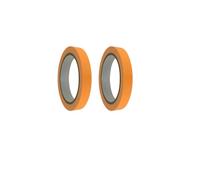 SKYPRO 2Pcs Luminous Adhesive Tapes, Removable PVC Glow in The Dark Stage Warning Tape Fluorescent Light Storage St Patricks Day Accessories Decorations(Orange Yellow,1.2CM,3M)