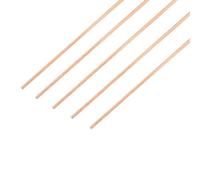SKYPRO 5 Sticks Phosphor Copper Brazing Rods BCuP-2 Low Temperature Self Fluxing Welding Rods for Copper Pipes AirConditioner Refrigerators Pipe Gas Oven - Flat 3x1.3x400mm