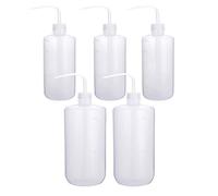 SKYPRO 500ml 1000ml Plastic Safety Wash Bottle, Lab Squeeze Bottle with Narrow Mouth and Scale Labels, Squirt Bottle For Plant Flower Succulent Watering - 5 Packs