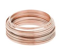 SKYPRO 99.5% Pure Copper Wire Round Bare Copper Wire, 2.5mm Jewelry Making Beading Floral Craft Wire (Length 10meters)