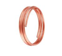 SKYPRO Copper Tube Refrigeration Copper Tubing Coil Flexible Copper Pipe Seamless Hollow Copper Pipe Soft Industrial Metal Tubing for Air Conditioning Refrigerator(5x4mm)