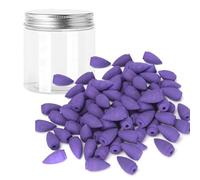 SKYPRO Lavender Backflow Brown Incense Cones, Long Lasting Aroma for Positivity & Pure Air,Wood Powder,Aromatherapy for Stress Relief, Air Purifier & Cleansing, Gift Set - Pack of 50 Cones