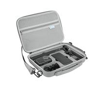 SKYREAT Osmo Action 3/4 Carrying Case, Portable PU Leather Bag for Adventure Combo Accessories, Gray
