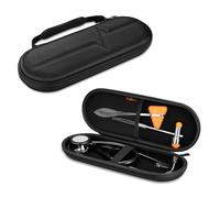 SKYREH Stethoscope Hard Case, Shockproof Slim Travel Storage Carrying Bag for 3M Littmann Classic III, 3M Littmann Cardiology IV, Lightweight II S.E, Omron, ADC, MDF Acoustica Stethoscope, Black