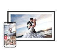SKYRHYME - 15.6 inch digital photo frame with 32GB storage, 1920x1080 IPS touch screen digital photo frame, share photos/videos and send best wishes to