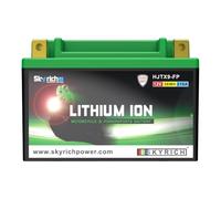 Skyrich HJTX9-FP 12V 3Ah LiFePO4 Motorcycle Lithium Battery,Replace YTX9-BS YTR9-BS,180CCA, Maintenance-Free, Lightweight Scooter Battery