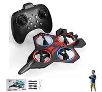 Skyriders Rc Jet,2.4Ghz Remote Control Foam Airplane Toy,Rc Stunt Fighter Jet Toy for Kids with 360° Flips & LED Lights,3 Adjustable Speeds,Christmas Remote Control Helicopter,Easy-to-Fly for Kids
