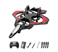 Skyriders RC Jet, Foam Remote Control Fighter Jet Airplane with 360° Flips & LED Lights,2.4GHz Easy-Fly RC Stunt Fighter J-et Toy for Kids,Christmas Planes Toy Gifts for Kids Beginners