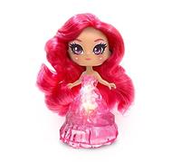 Skyrocket Crystalina Dolls - Rose Quartz, Girls Collectable Toy with Colour Changing LED Dress and Amulet Necklace, Suitable for Girls and Boys Age 3 and Above