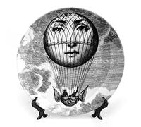 SKYRUG Lina Cavalieri Decorative Wall Plate, Ceramic Construction, Style-15, 6-10 Inch Dinner Plates