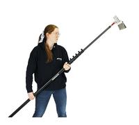 skyScraper Roof Cleaning System with the Double Head, End Tools and 24ft Telescopic Pole