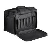VEVOR Range Bag for 3 Pistols, Tactical Gun Range Bag with 2 Detachable Baffles & 6 Magazines, Firearm Shooting Handgun Bag for Outdoor Hunting Pistol Bag with Single Shoulder Strip, Black