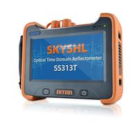 SKYSHL MM 850nm/20dB+1300nm/26dB and SM 1310nm/32dB+1550nm/30dB Fiber OTDR Testing with OPM+OLS+VFL+Event Map Optical Time Domain Reflectometer Tester Fits APC&UPC SC+FC+ST+LC-SS313T-4A1